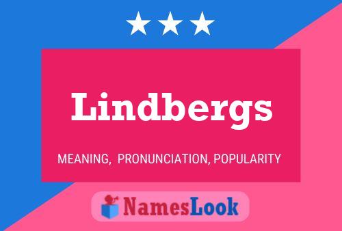 Lindbergs Name Poster