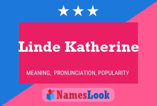 Linde Katherine Name Poster