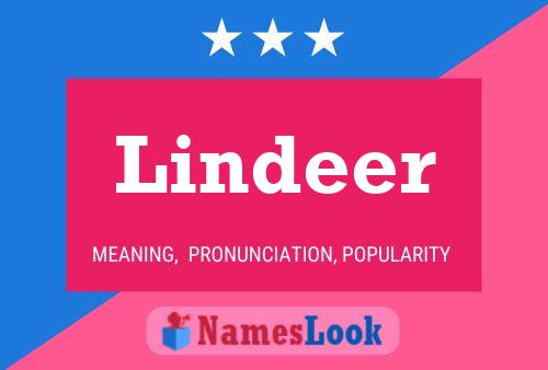 Lindeer Name Poster