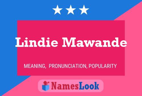 Lindie Mawande Name Poster