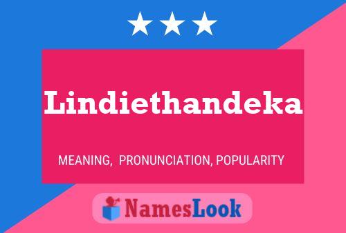 Lindiethandeka Name Poster