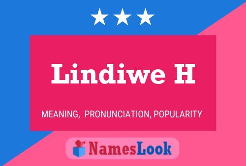 Lindiwe H Name Poster