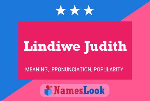 Lindiwe Judith Name Poster