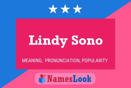 Lindy Sono Name Poster