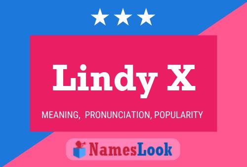 Lindy X Name Poster