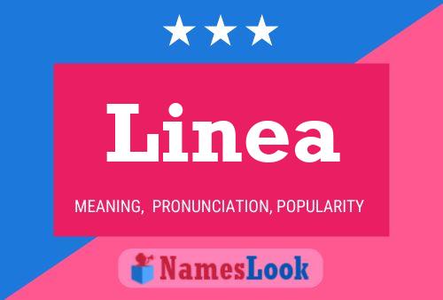 Linea Name Poster