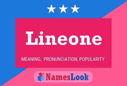 Lineone Name Poster