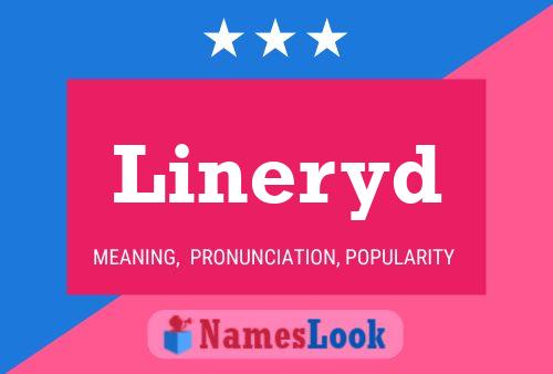 Lineryd Name Poster