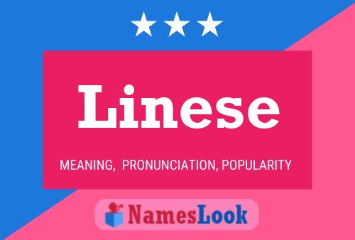 Linese Name Poster