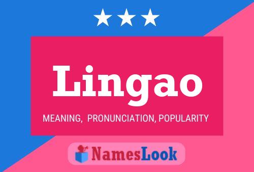 Lingao Name Poster