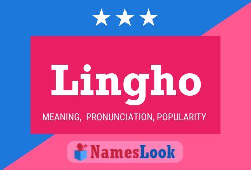 Lingho Name Poster