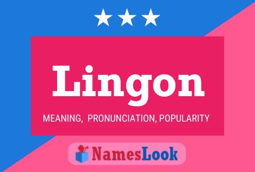 Lingon Name Poster