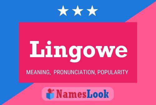 Lingowe Name Poster