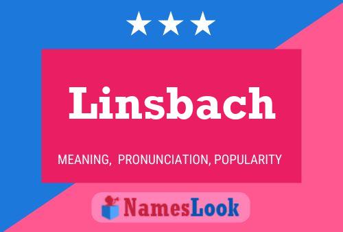 Linsbach Name Poster