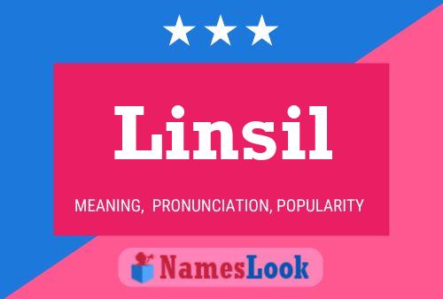 Linsil Name Poster