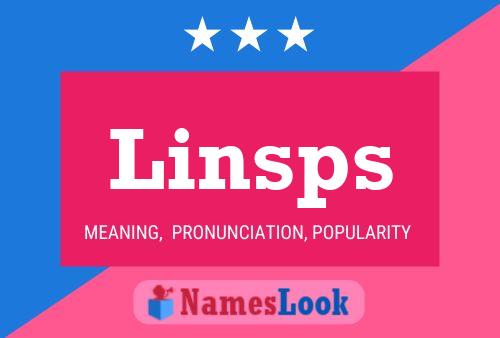 Linsps Name Poster