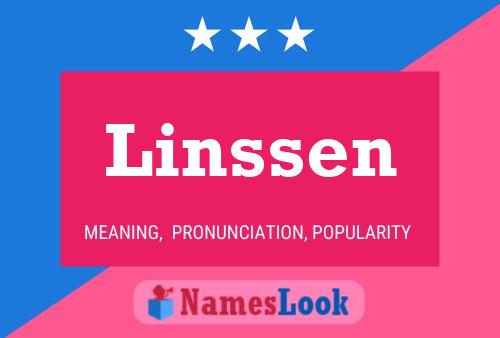 Linssen Name Poster