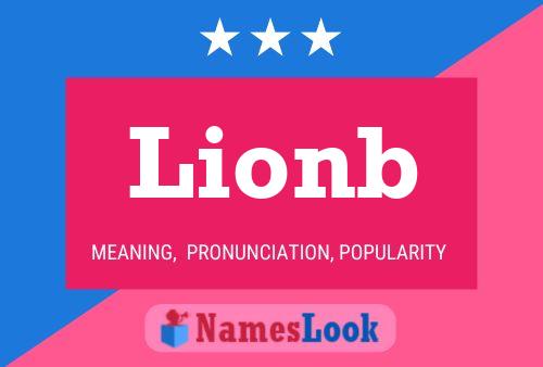 Lionb Name Poster