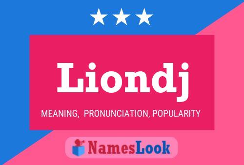 Liondj Name Poster