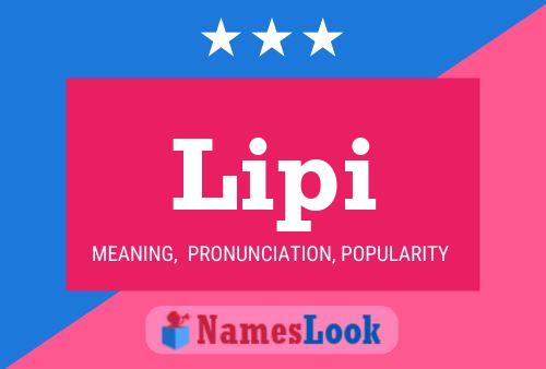 Lipi Name Poster