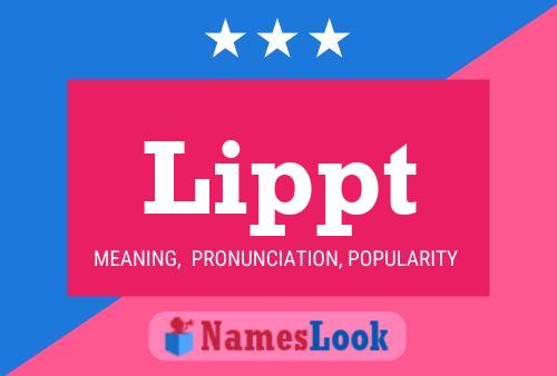 Lippt Name Poster