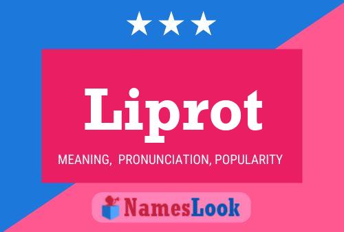 Liprot Name Poster