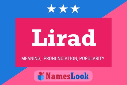 Lirad Name Poster