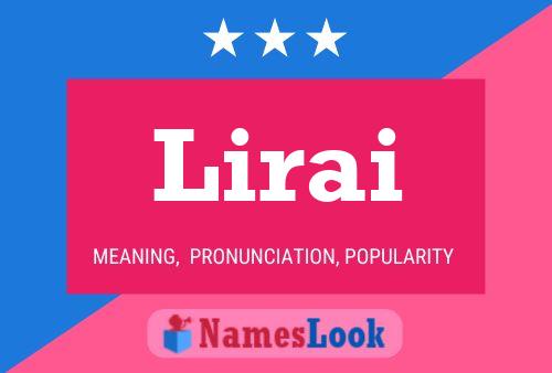 Lirai Name Poster