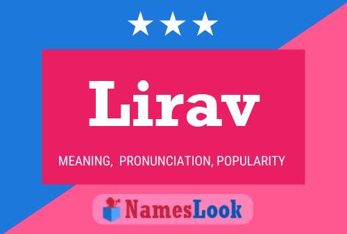 Lirav Name Poster