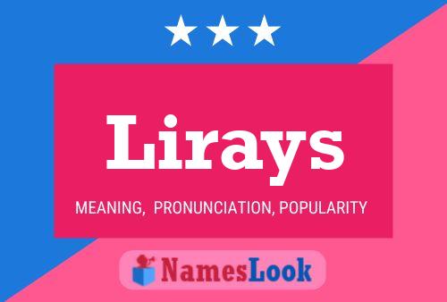 Lirays Name Poster