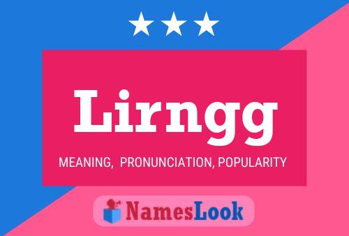 Lirngg Name Poster