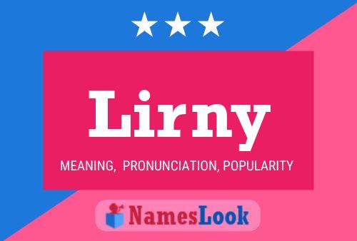 Lirny Name Poster