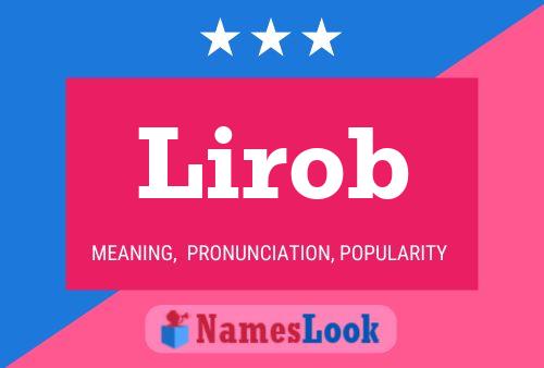 Lirob Name Poster