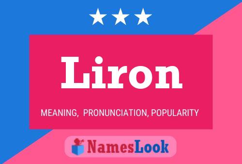 Liron Name Poster