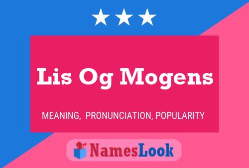 Lis Og Mogens Name Poster