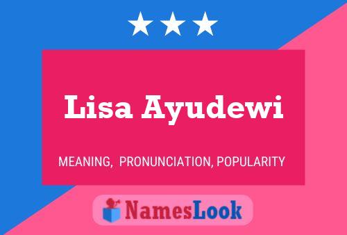 Lisa Ayudewi Name Poster