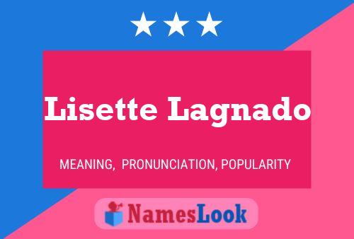 Lisette Lagnado Name Poster