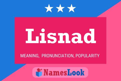 Lisnad Name Poster