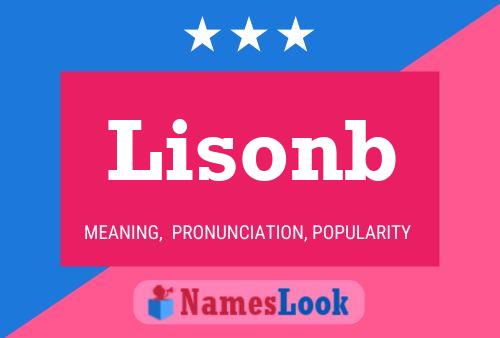 Lisonb Name Poster