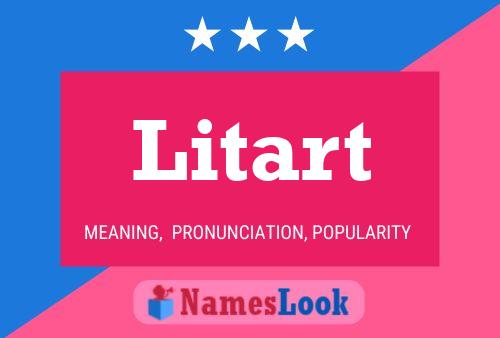 Litart Name Poster