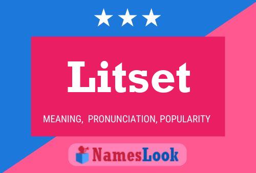 Litset Name Poster