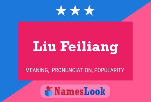 Liu Feiliang Name Poster