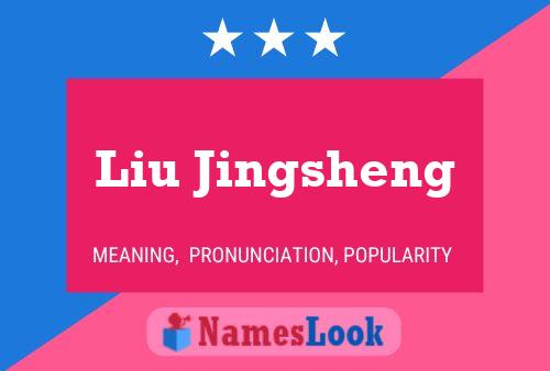 Liu Jingsheng Name Poster