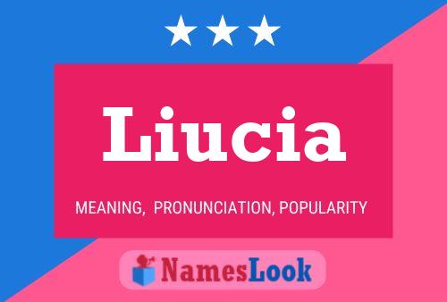 Liucia Name Poster