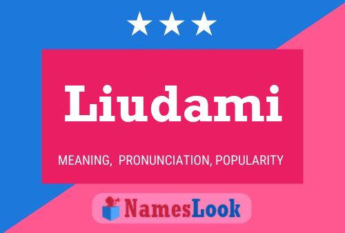 Liudami Name Poster