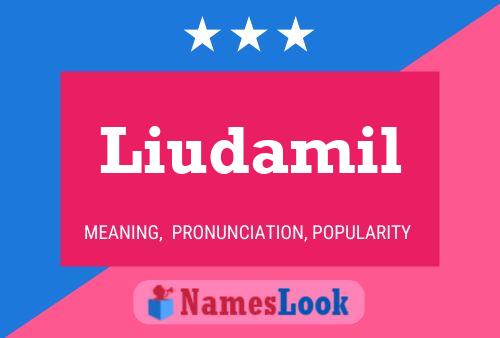 Liudamil Name Poster