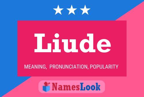 Liude Name Poster