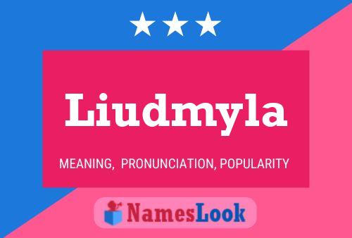 Liudmyla Name Poster