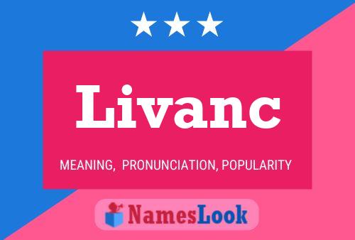 Livanc Name Poster