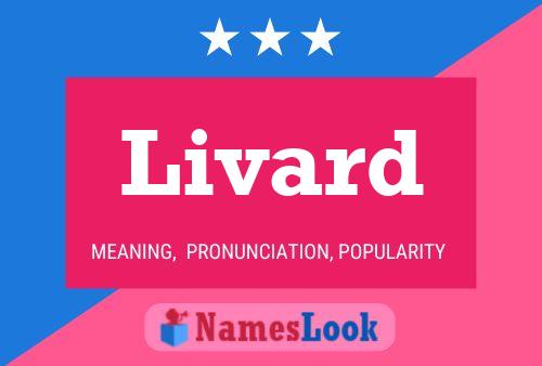 Livard Name Poster